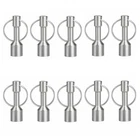 Test Magnet Keychain Bulk Pack 10 Pcs Scrap Metal Recycling 22 lbs 10 kg Strong