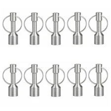 Test Magnet Keychain Bulk Pack 10 Pcs Scrap Metal Recycling 22 lbs 10 kg Strong