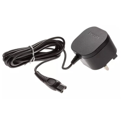 Genuine Philips Power Plug UK Type HQ8505 AC/DC Adapter 15V 5.4W CP0865/01 3 Pin