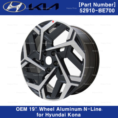 ポ*グ様 Hyundai KONA lounge 19インチホイールセット 52910BE700 Genuine OEM 19