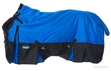 Winter Horse Turnout Blanket-1680D-HeavyWeight Extreme Snuggit - Blue - 69"-84"