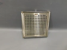 Zurn 8" Square Floor Sink Grate w/ Ring Holder Nickel Bronze Brass 56757 56758