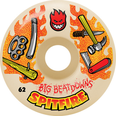 ThunderLights148，SPITFIRE，ブロンソンRAW Spitfire F4 99a Classics Big Beatdown 62mm Natural Longboard