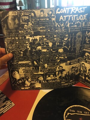 Contrast Attitude Acrostix Split LP japan Discharge Amebix CRUST