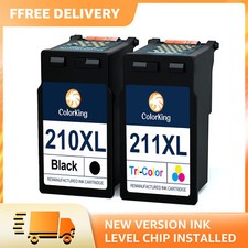 2x PG-210XL CL-211XL Ink replacement for Canon PIXMA MP230 499 MP240 250 270 260