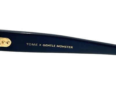 GENTLE MONSTER sunglasses . Gold & Leather. Runway Collab W