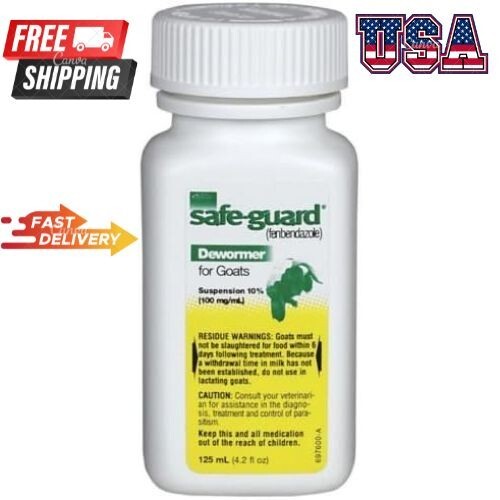 SafeGuard Goat wormer Fenbendazole 125 ml 100mg/ml, Freeship eBay