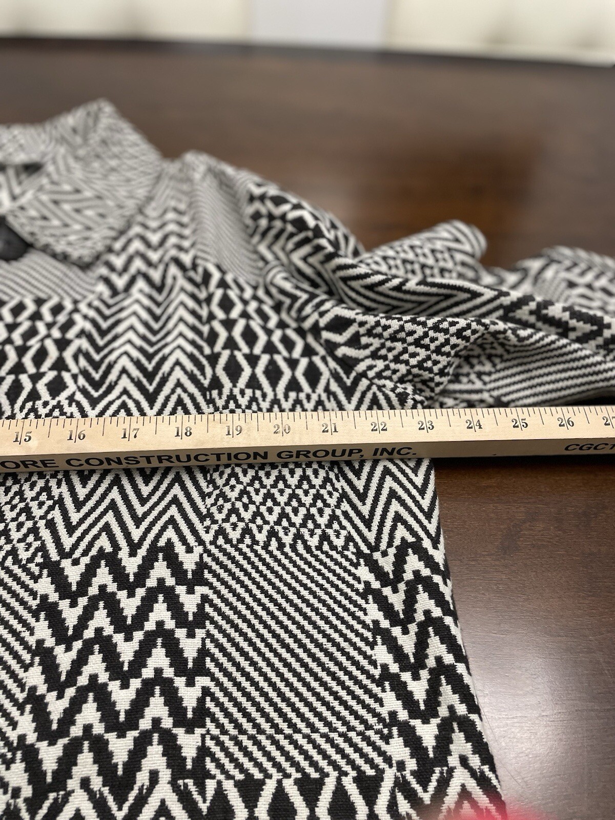 Chico’s Design Chevron Pattern Button Jacket L/S … - image 7