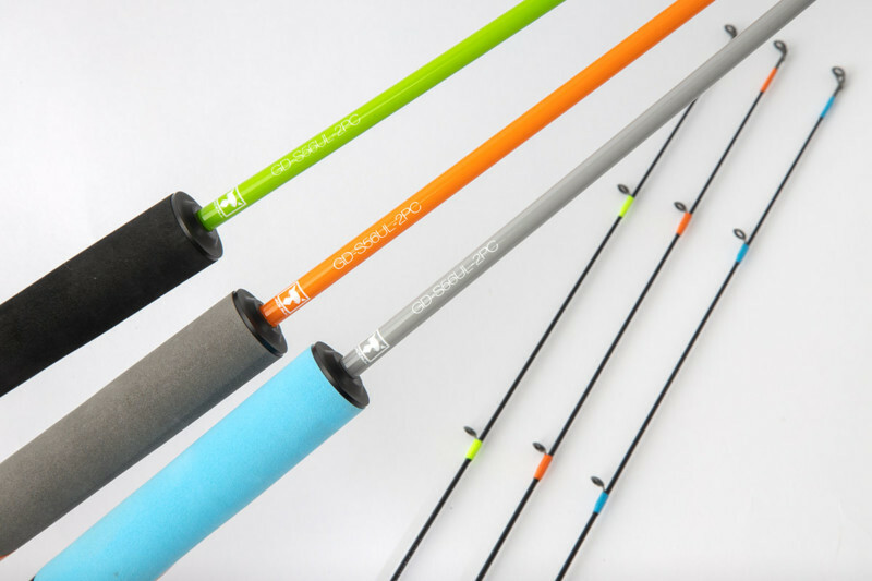 JACKALL GOOD ROD 2 PIECE TYPE GD-S62L-2PC GREEN Bath rod 