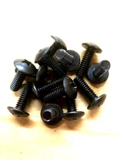 (100) 1/4-20 X 1 Phillips Truss Head Machine Screw BLACK OXIDE 1/4x1” Wide Head