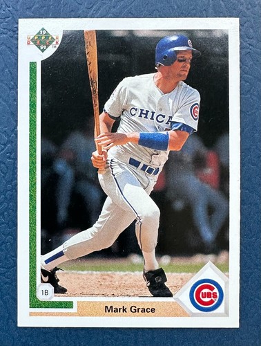 1991 Upper Deck Mark Grace #134 Chicago Cubs (4x Gold Glove/3x All-Star) - Bild 3 von 16