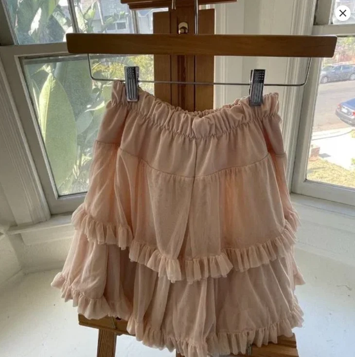 American Apparel Petticoat Skirt Tutu in Ballerina Pink Reversible One Size - Image 3 of 4