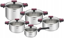 TEFAL COOK & CLIP TOPFSET 10-TEILIG KOCHTOPFSET TÖPFE KOCHTOPF KOCHSET SATZ SET