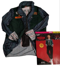 Disguise Stranger Things Robin Video Stop 2 Piece Girls Costume Size Large 10 12