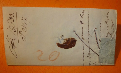 Obrenovac Seal Letter Kingdom Serbia Postmarks on pre-stamp, rectangular stamp - Picture 3 of 4