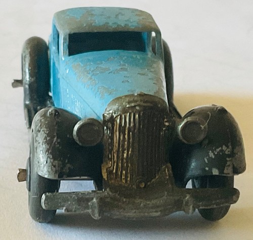 DINKY TOYS 36b.CUPÉ DEPORTIVO BENTLEY DE PRIMERA POSGUERRA. BUENO CON DESGASTE PARA PINTAR - Imagen 6 de 11
