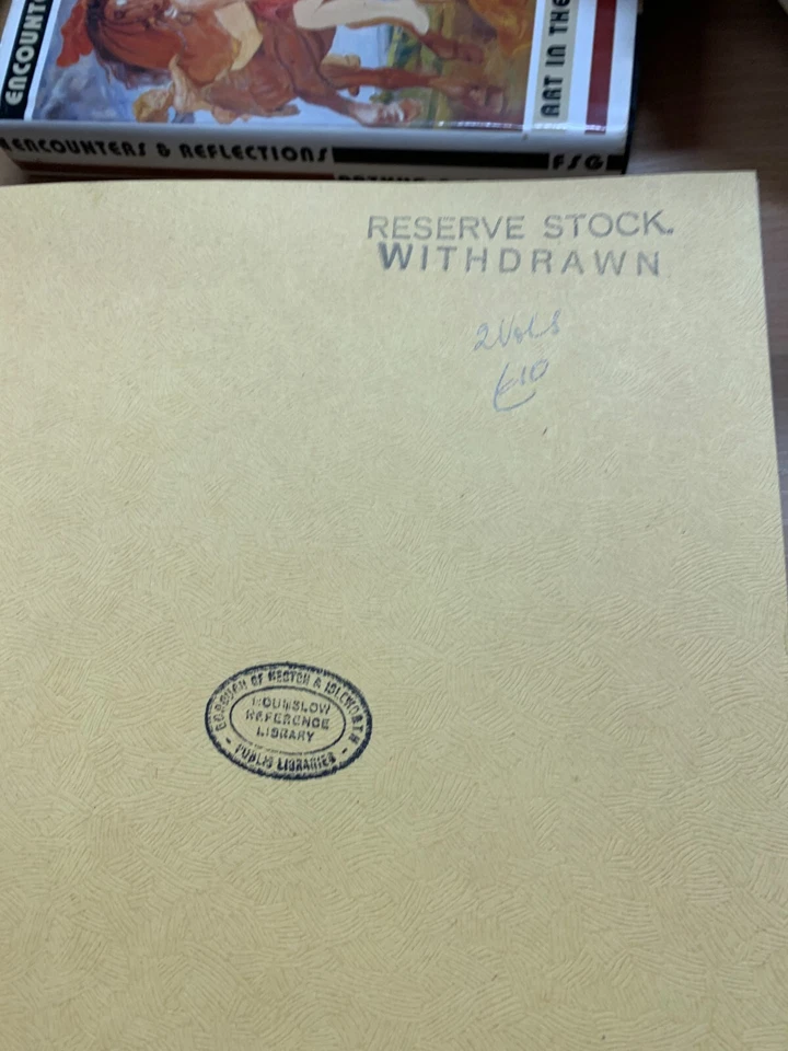 1938 1ST ED "HOURTICQ'S ENCYCLOPEDIA OF ART" VOLUMES 1 & 2 HB BOOKS 4.4kg (EV5) - Image 3 of 4