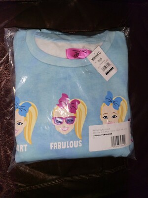 jojo siwa girls graphick crewneck sweatshirt and matching jogger, piece  outfit