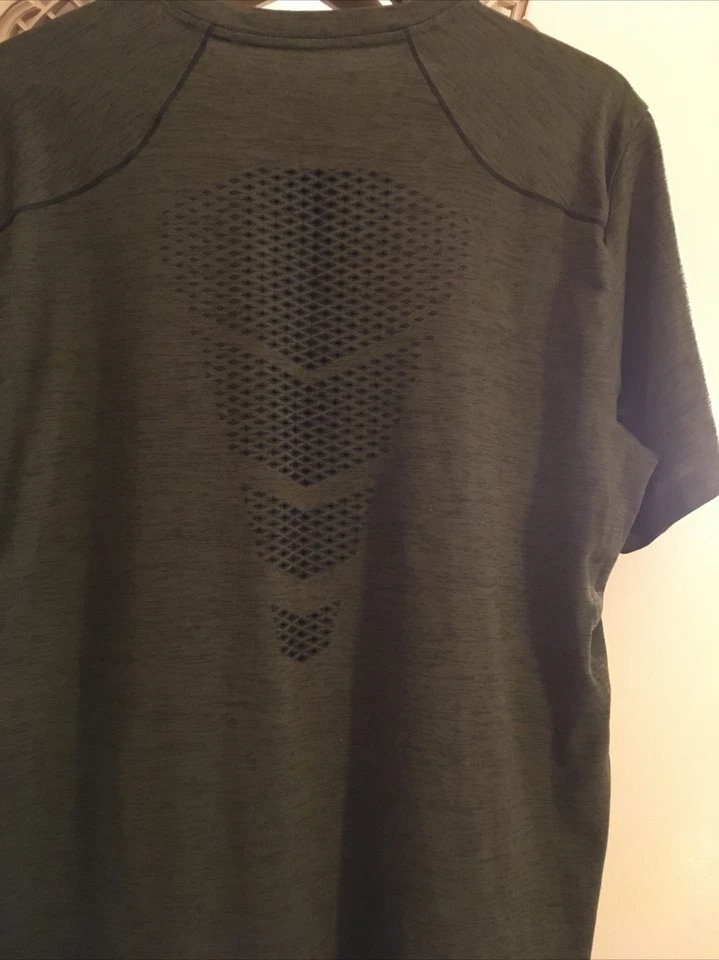 Nike *L Dri-Fit *Hypercool Aireado Espalda Cuerpo Entrenamiento Manga Corta Camiseta *C Pix Foto 2 de 4