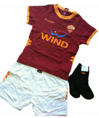 Kappa AS Rom AS Roma Minikit Sportset Baby Kit  3 - teilig  (301FTCO)