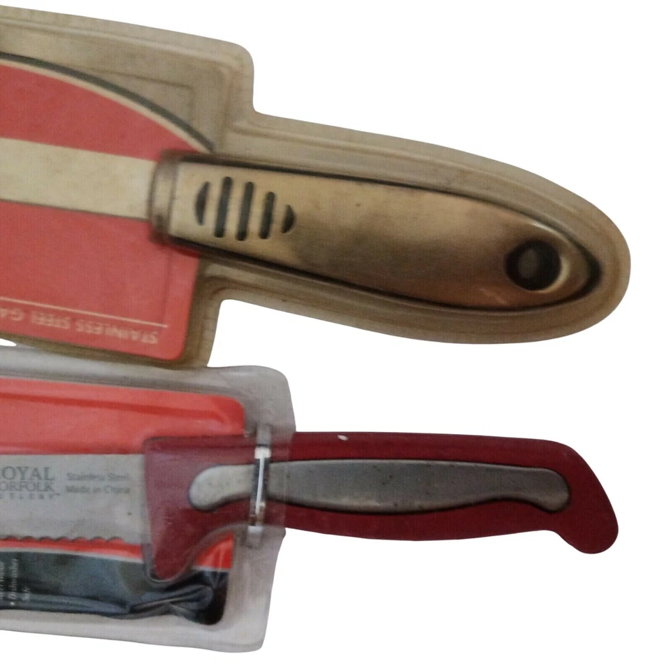 Juego de cuchillos para pan Royal Norfolk y cuchillos para pelar Goodcook de acero inoxidable Foto 3 de 4