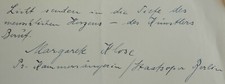 Opera singer Margarete KLOSE (1899-1968): SIGNED album page BERLIN 1935
