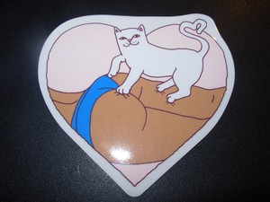 Ripndip Skate Sticker 3 25x3 5 Butt Nermal Rip N Dip Skateboard Helmet Decal 73 Ebay