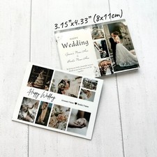 Custom Acrylic Photo Fridge Magnet 3.15" x 4.33" 8x11cm Personalized Gifts