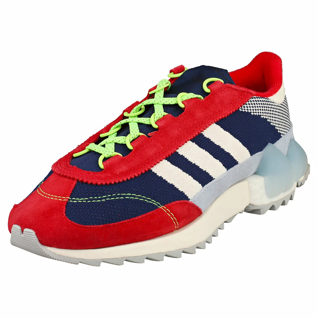 adidas Sl 7600 Angel Chen Unisex Blue Red Suede u0026amp; Textile Fashion  Trainers | eBay