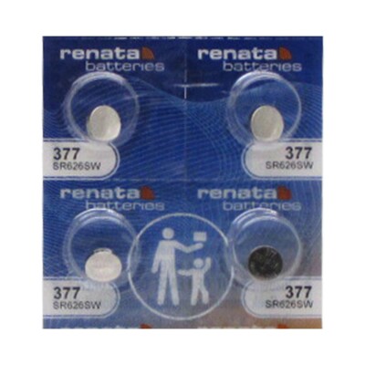 Batterie Orologio Batterie 377/376 SR626SW Renata - Confezione Da - Foto 10