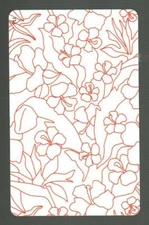 ST. REGIS Hibiscus, Tropical Flowers ( Grey Back ) Hotel Key Card