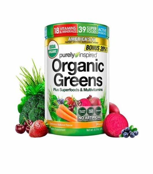 Purely Inspired Organic Greens Plus Superfoods & Multivitamins Powder