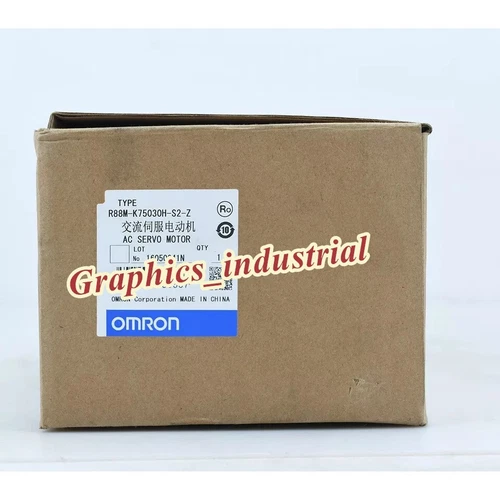 New In Box Genuine Omron R88M-K75030H-S2-Z Servo Motor Fast Shipping