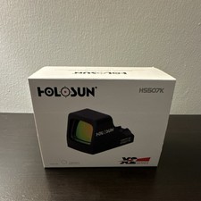 HOLOSUN HS507K X2 Red Dot Sight 2 MOA Circle Dot Aluminum Waterproof Handgun