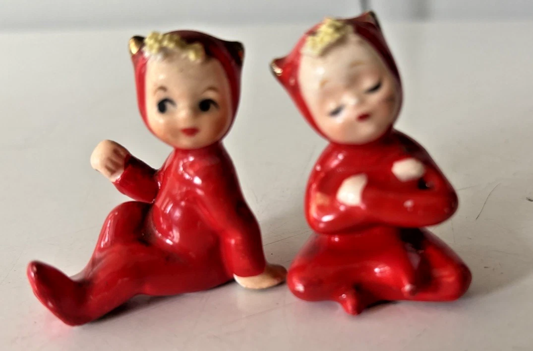 Red Ceramic Collectible Sculptures & Figurines 1950-1959 Time