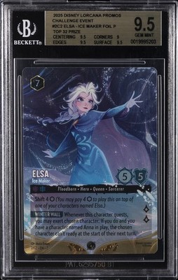 2025 DISNEY LORCANA PROMOS #2C2 ELSA - ICE MAKER FOIL P BGS 9.5 | eBay