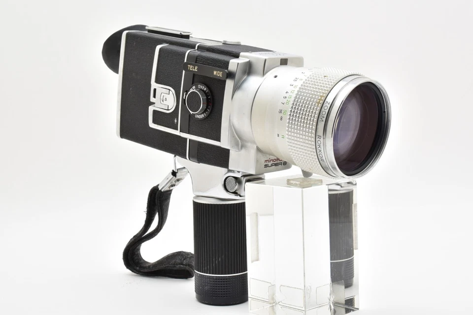 Probada 🌟 Excelente+5 🌟 Minolta Autopak-8 D10 Super8 8 mm Cámara de película para JP Foto 4 de 4