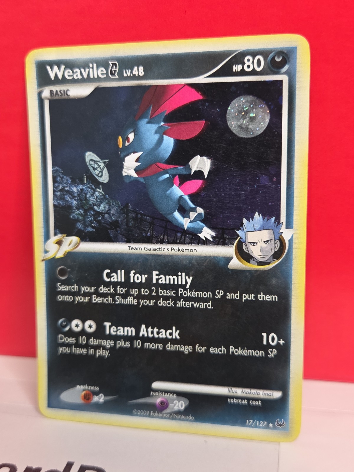 Weavile G 17/127 Platinum Holo