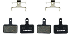 Quiet Semi-Metallic Bike Brake Pads - Compatible with Shimano Deore/Mt200 ; Comp