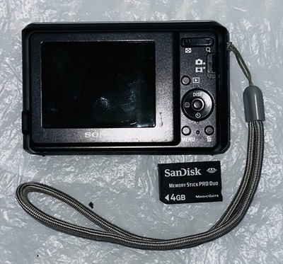 Sony Digital Camera Cybershot DSC-S2000 10.1MP Black With  4GB CARD 