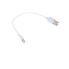 3Pcs 20Cm Type-C Data Cable USB Power Cable for Data Transfer White