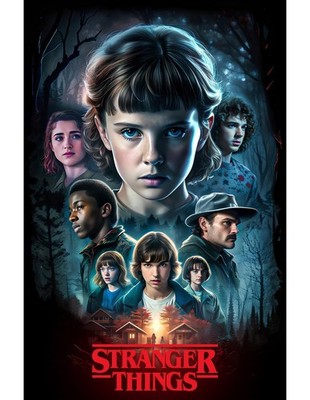 Plakat Stranger Things Matt Duffer Millie Brown Eleven Ballard Cat 18 A