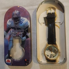 Emmitt Smith Limited Edition Sun Time Watch 1995 NIB NOS Dallas Cowboys NFL