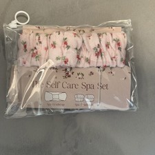 Wild Fable Self Care Spa Set Headwrap Wristbands 3pc Pink Floral Women Regular