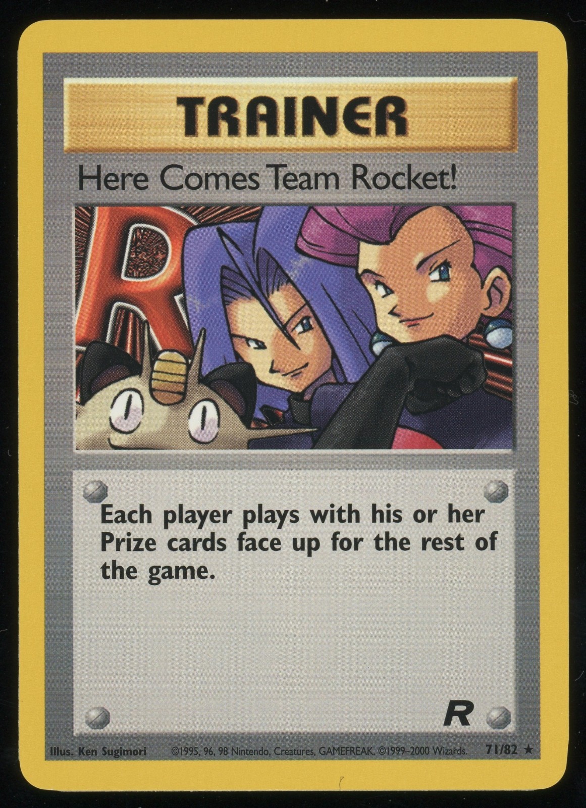 HERE COMES TEAM ROCKET! Pokemon Team Rocket 71/82 - NM