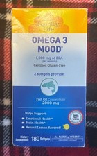 Country Life Omega 3 Mood Natural Lemon Flavo...