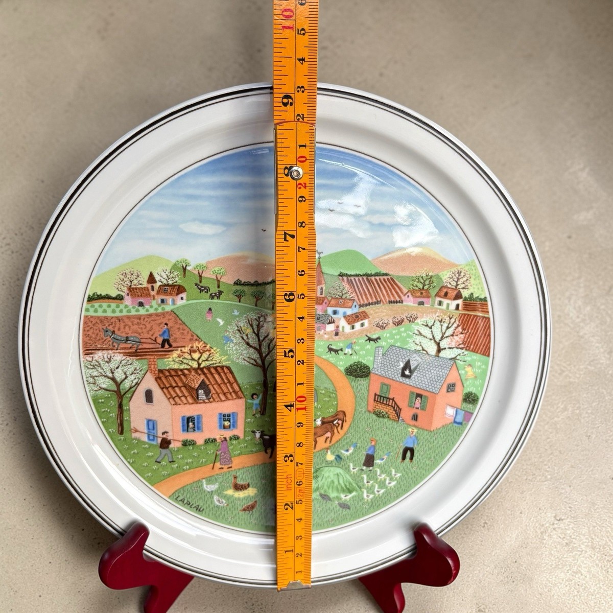 Villeroy & Boch Four Seasons No. 1 Spring Plate Gérard Laplau