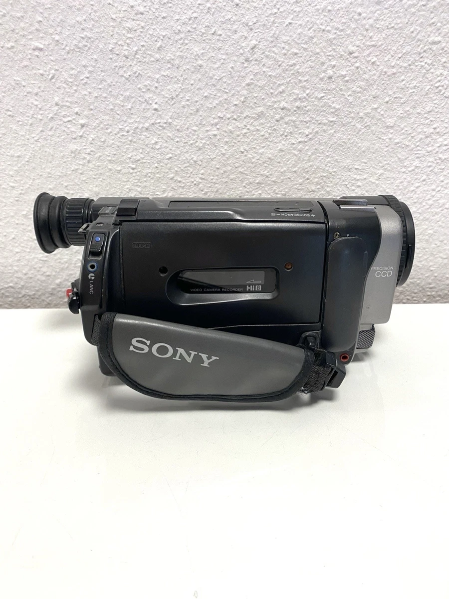 Cámara de vídeo Sony CCD-TR3100E / 8 mm Video8 Hi8 videocámara Handycam / defectuosa