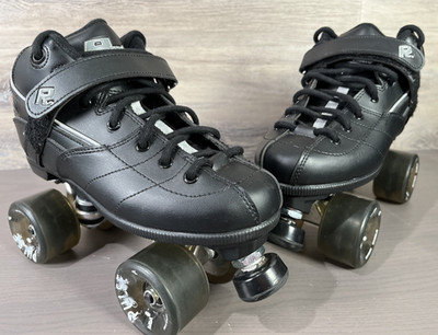 Sure Grip GT50 Rock SKATES Roller Skates Black Indoor Men's 8 Skates SG-6888