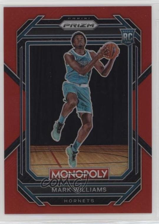 2022-23 Panini Prizm Monopoly Red Prizm 47/99 Mark Williams #12 Rookie RC 4o1